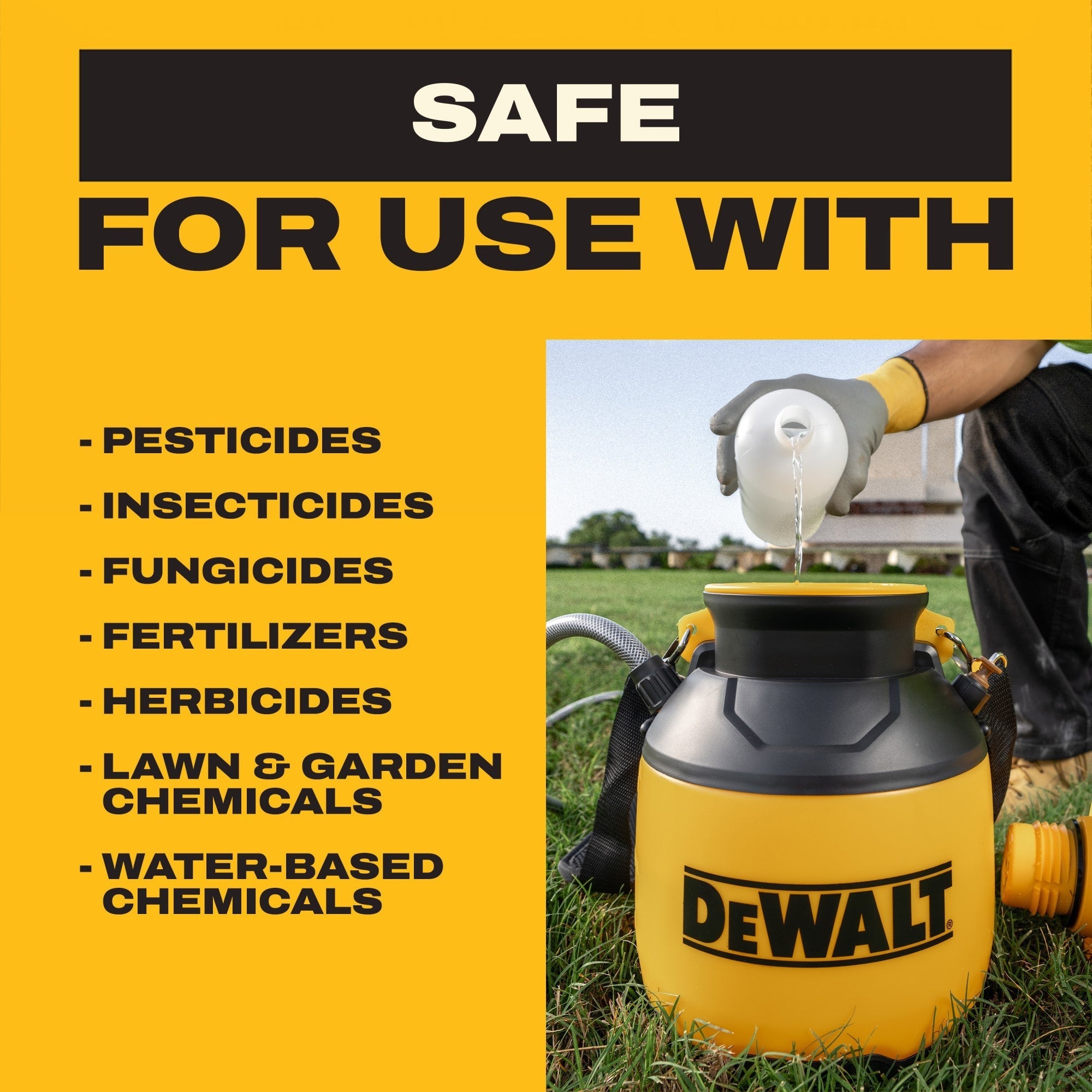 DeWALT 2‐Gallon 20V MAX Compressed Air Sprayer, Tool Only (DXSP190786B)