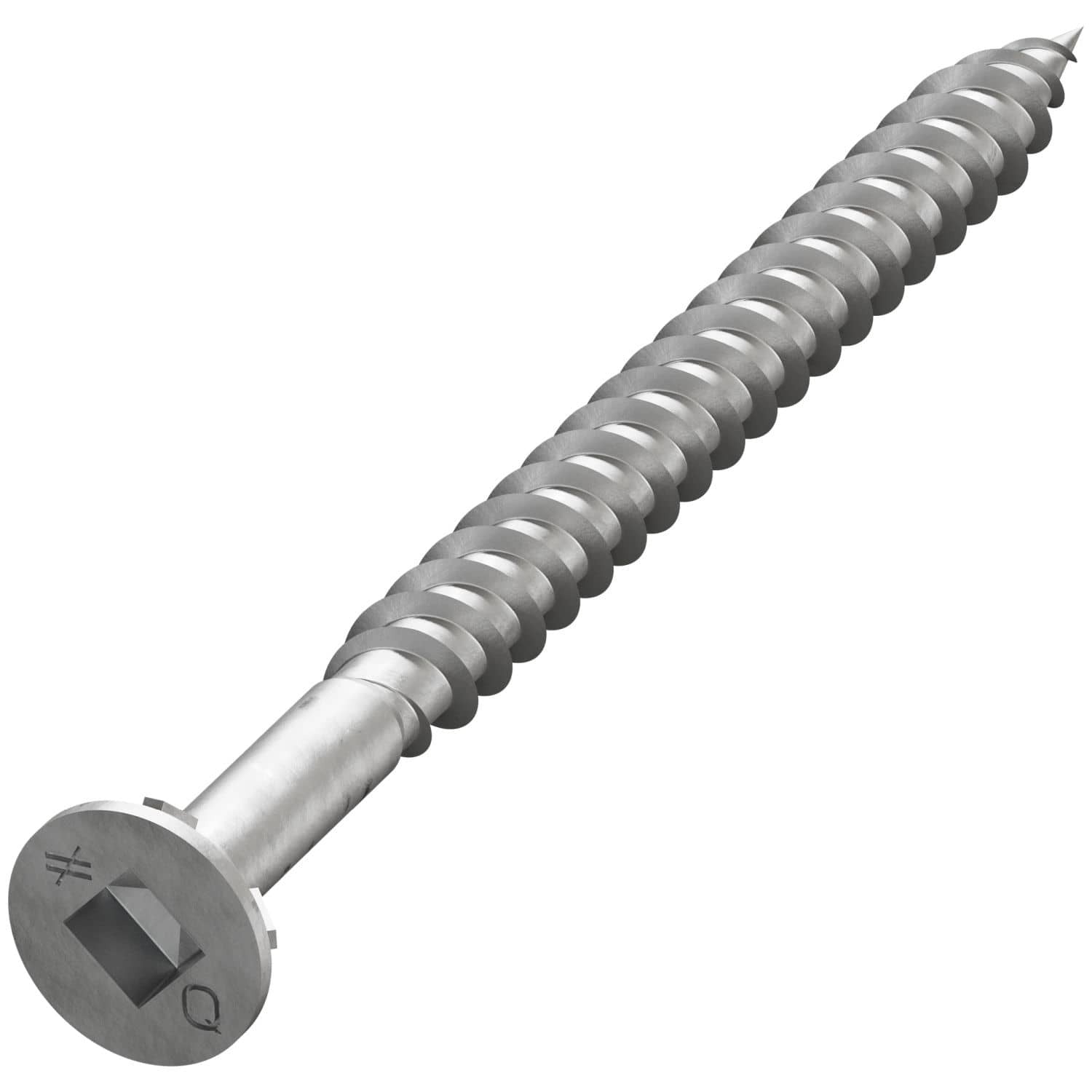 Simpson Strong-Tie WSTD212S WSTD Roofing Tile Screw (Collated), #8 x 2-1/2-in. #3 Square, Flat Head, 1500-Pack