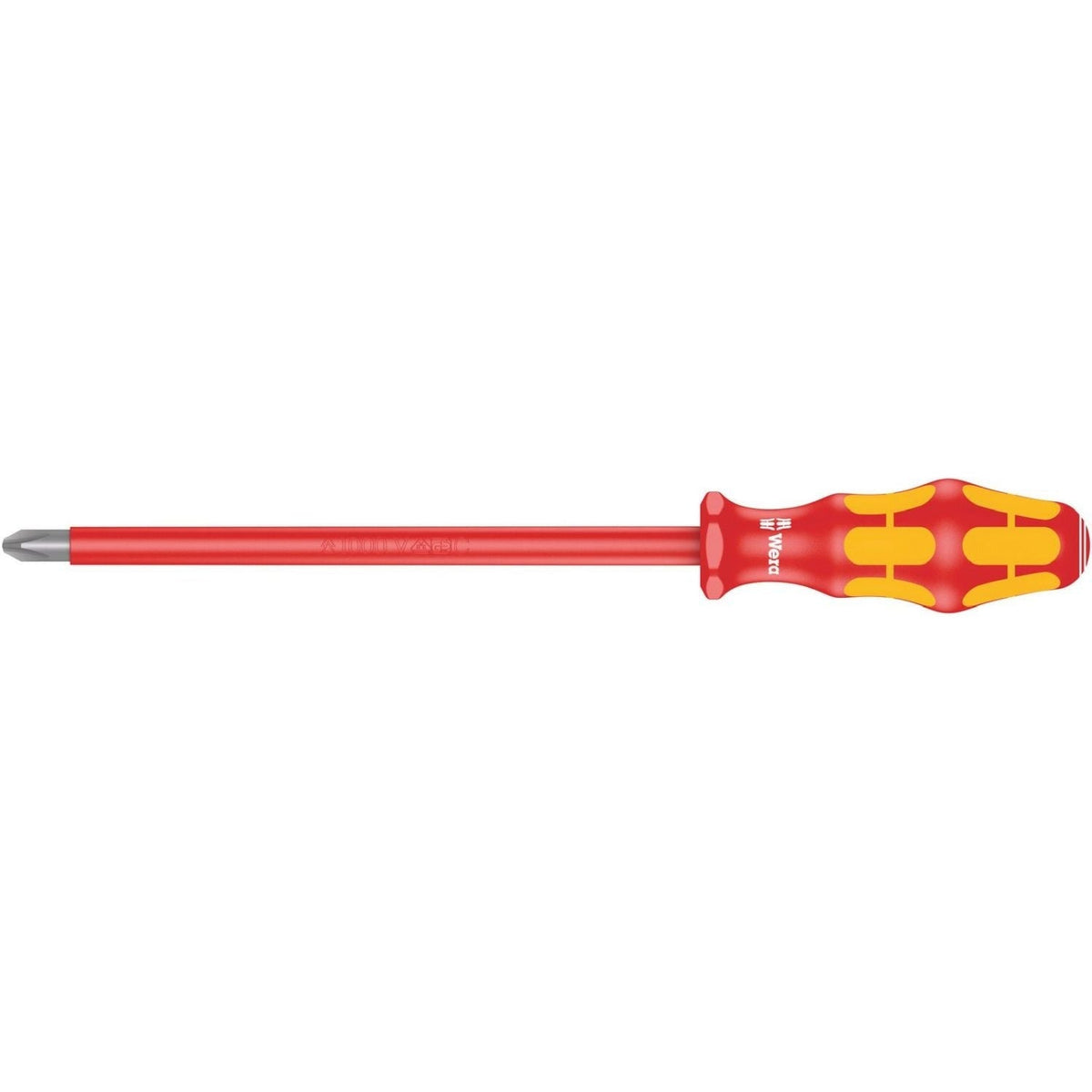 Wera 162 I Ph VDE Insulated Screwdriver For Phillips Screws, Ph 4x200-mm.
