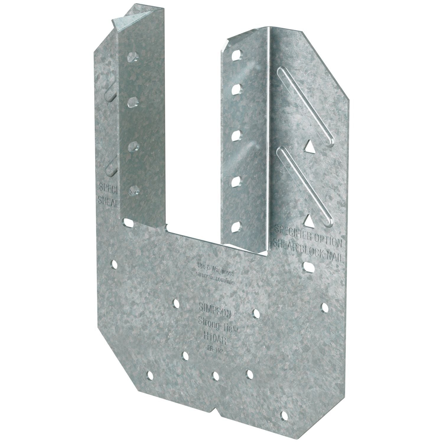 Simpson Strong-Tie H10AR H10AR 18-Gauge Galvanized Hurricane Tie