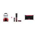 Milwaukee M18 RADIUS LED Site Light & Twist Focus USB Flashlight Set with M18 Bluetooth Jobsite Radio