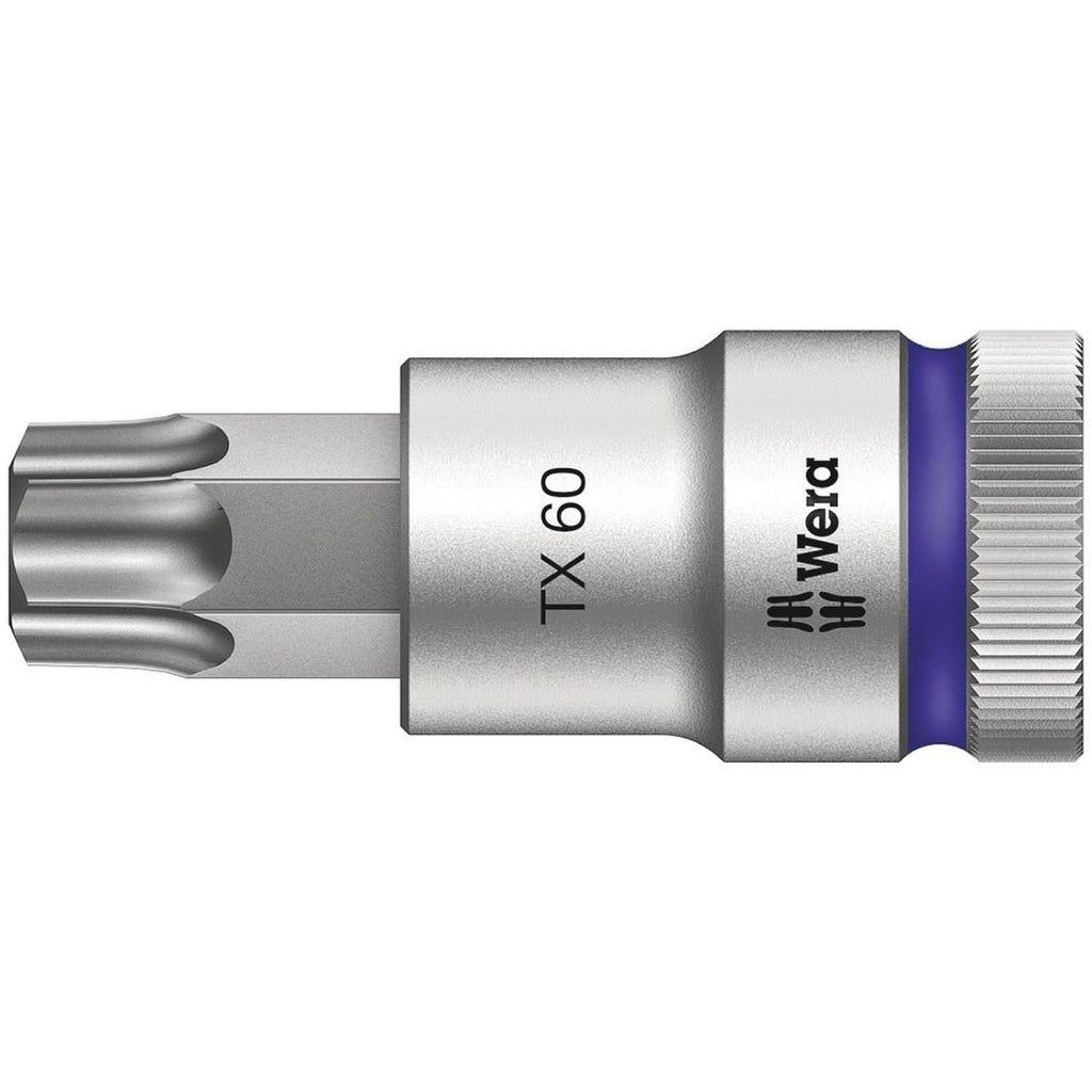 Wera 8767 C Hf Torx Zyklop Bit Socket With 1/2-in. Drive With Holding Function, Torx 60x60-mm.
