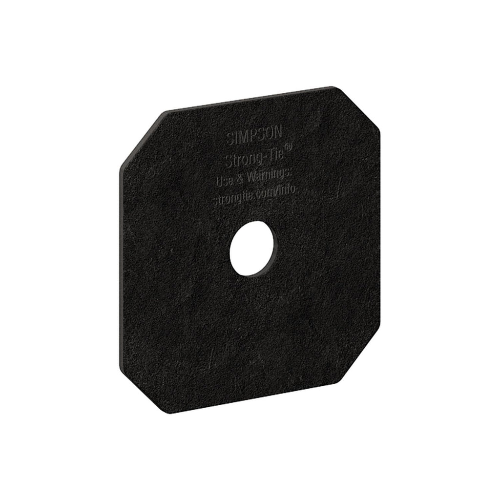 Simpson Strong-Tie APVDW56 Outdoor Accents Avant Collection Z-MAX, Black Powder-Coated Decorative Washer
