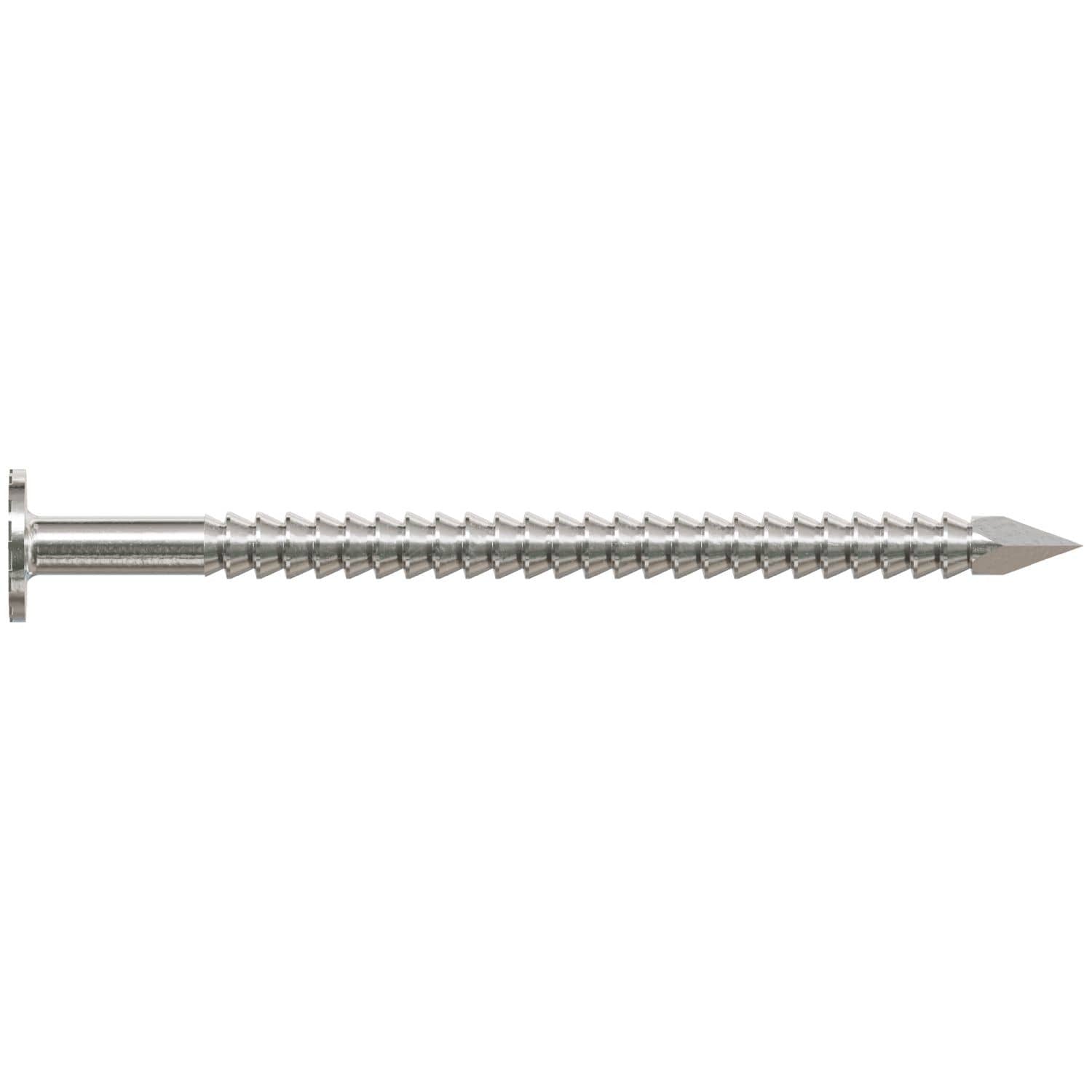 Simpson Strong-Tie T4KR51 Premium Siding Nail, 1-1/2-in. x 5/32-in. Head Dia., Type 316 Stainless Steel, 1-lb.