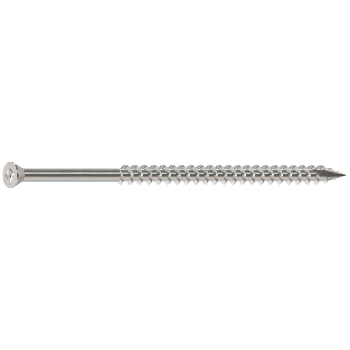 Simpson Strong-Tie S09400FB1 Trim-Head Screw, Square Drive, #9 x 4-in. #2 SQ, Type 305, 1-lb.