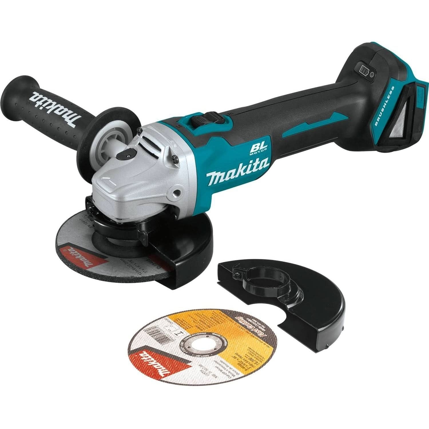 Makita XAG09Z 18V LXT Lithium-Ion Brushless Cordless 4-1/2"Â / 5" Cut-Off/Angle Grinder, with Electric Brake, Tool Only