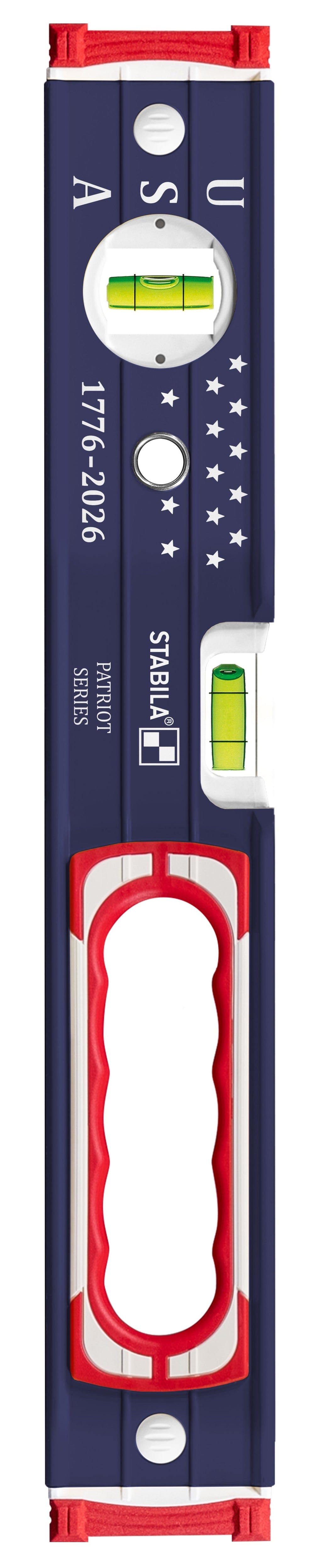 Stabila Limited Edition Patriotic Type 196 Heavy Duty 16-in. and 48-in. Level Set (37250)