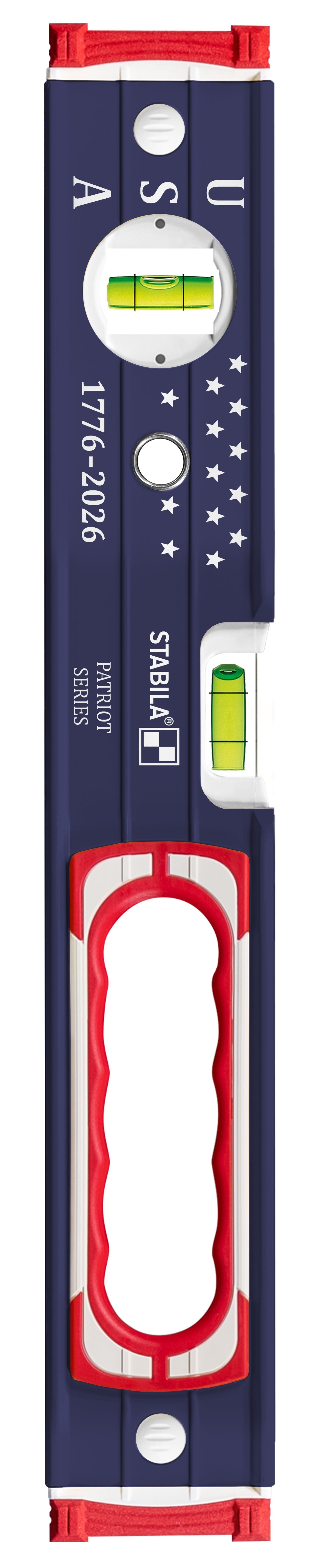 Stabila Limited Edition Patriotic Type 196 Heavy Duty 16-in. and 48-in. Level Set (37250)