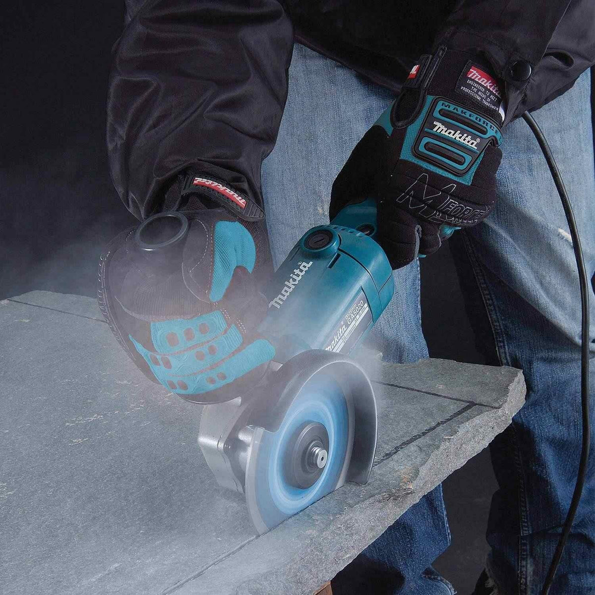 Makita GA5020 Corded 5" SJS Angle Grinder, with AC/DC Switch