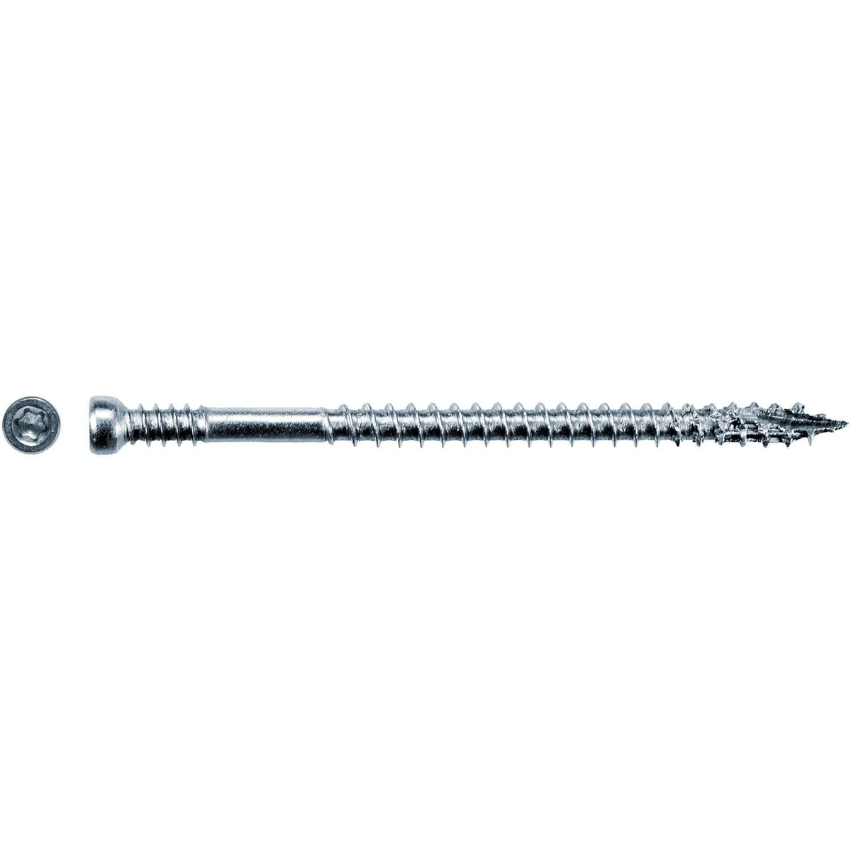 Simpson Strong-Tie FT07212T400 Finish Trim Screw, #7 x 2-1/2-in. T10, Trim-Head, Type 316, 400-Pack