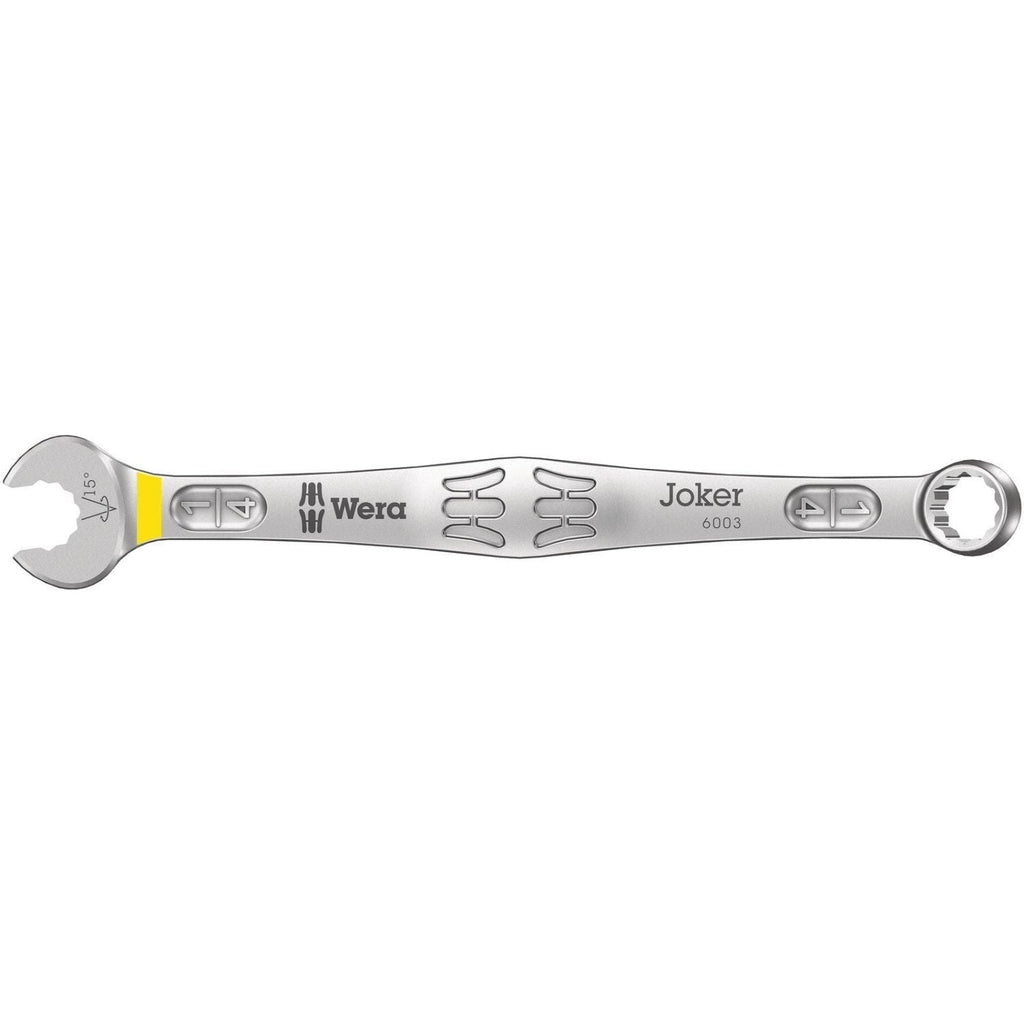 Wera 6003 Joker Combination Wrench, Imperial, 1/4-in.x105-mm.