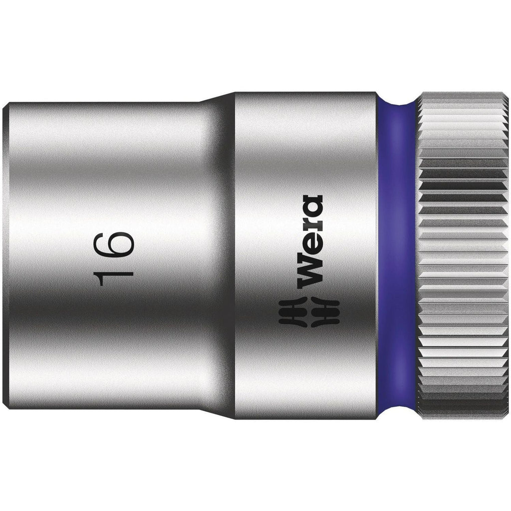 Wera 8790 Hmc Zyklop Socket With 1/2-in. Drive, 16x37-mm.