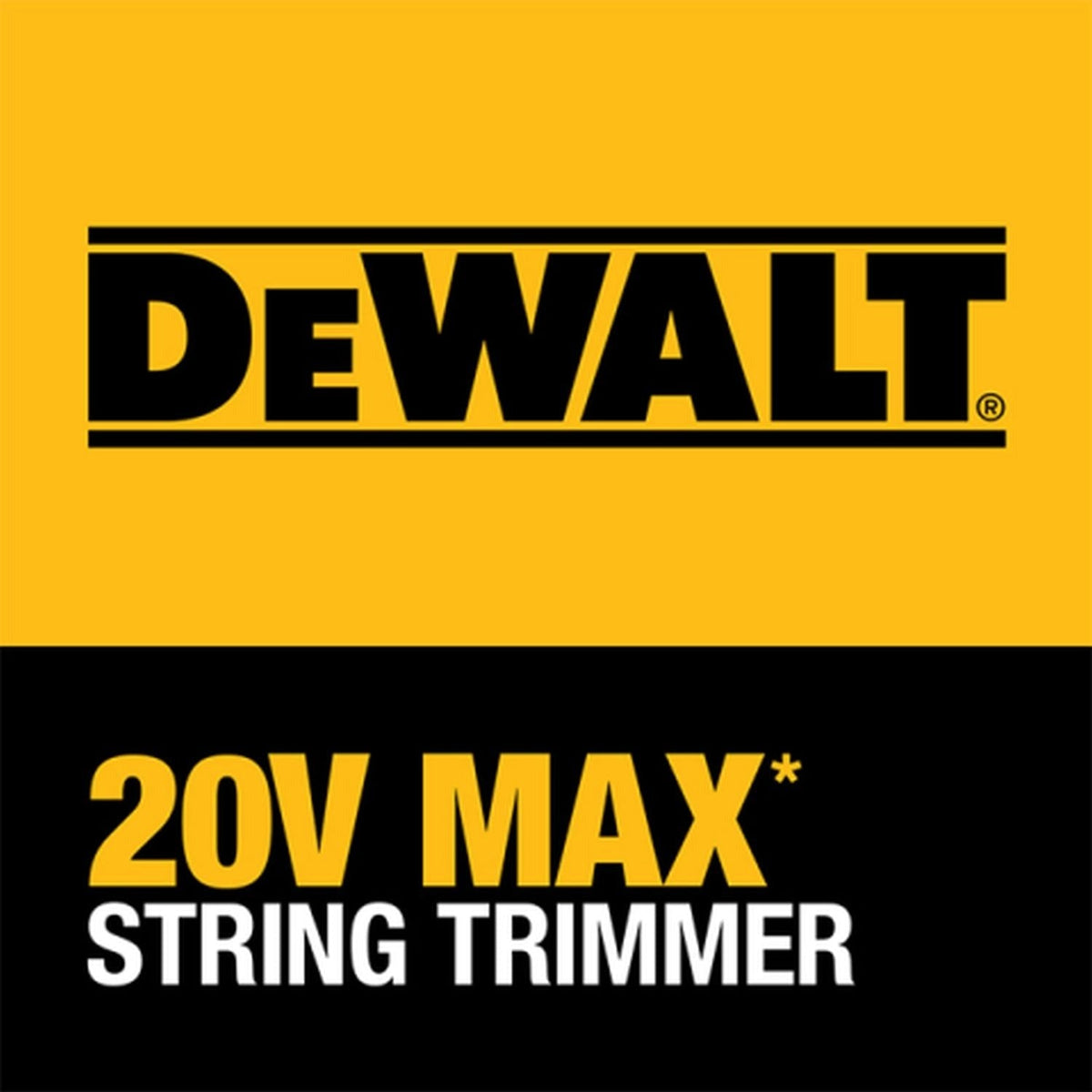 DEWALT 20V MAX 13-in. Cordless Straight String Trimmer 4.0Ah Kit with Battery and Charger (DCST925M1)