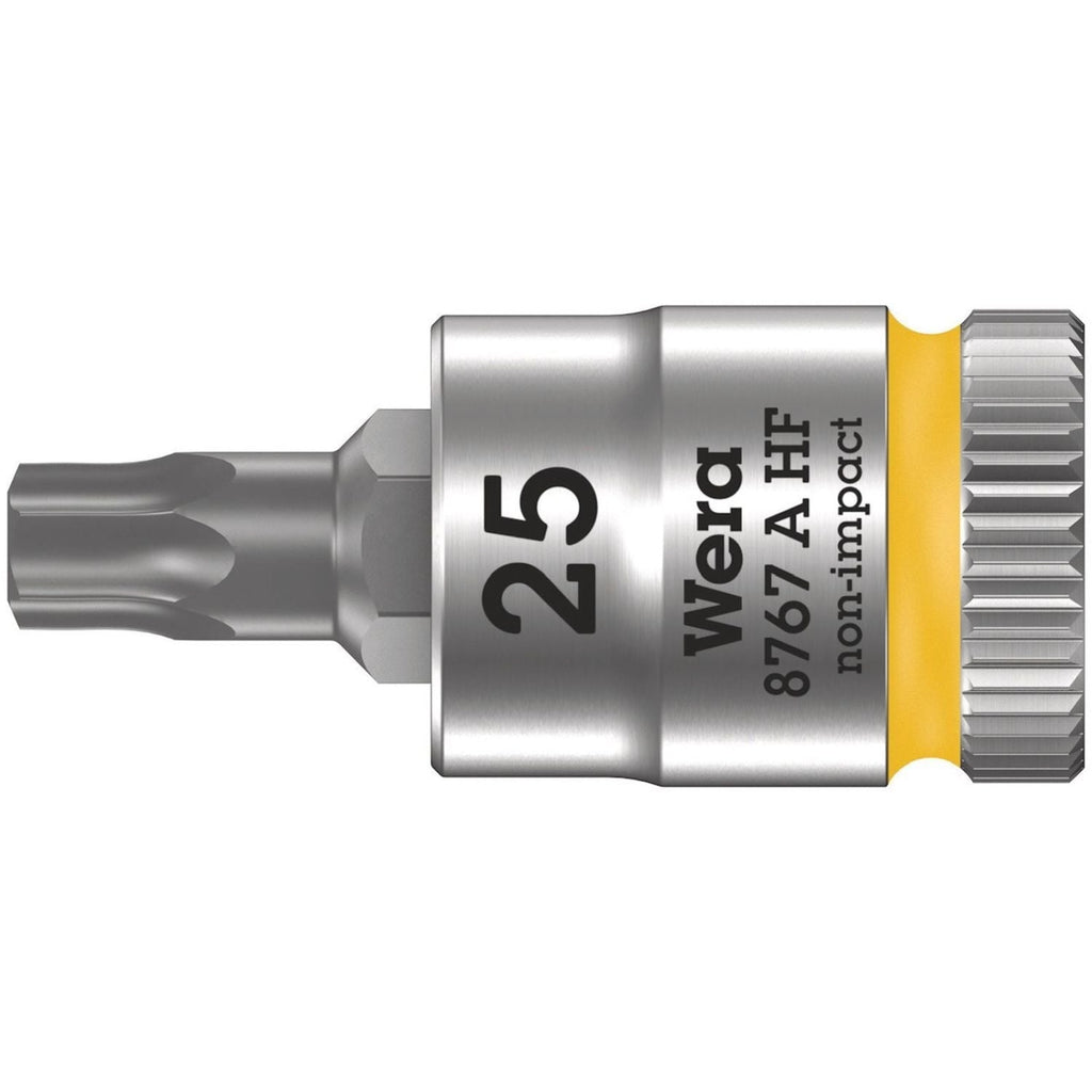 Wera 8767 A Hf Torx Zyklop Bit Socket With Holding Function, 1/4-in. Drive, Torx 25x28-mm.