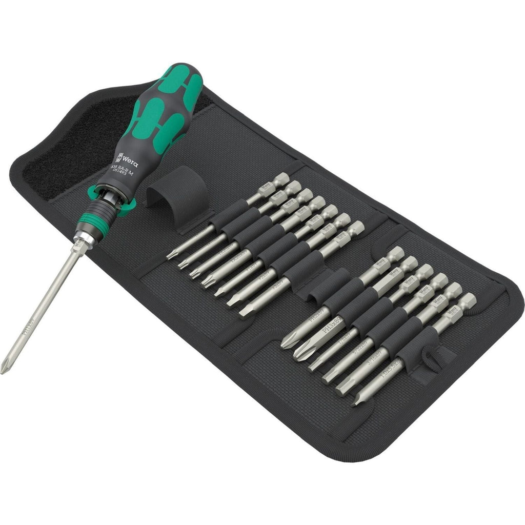Wera Kraftform Kompakt 838 Ra-R M Imperial Set 1, 15-Pieces
