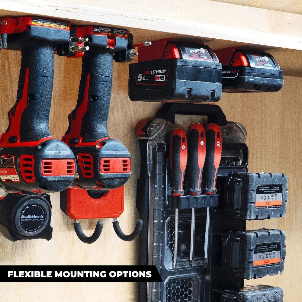 StealthMounts Battery Mounts for Milwaukee M18