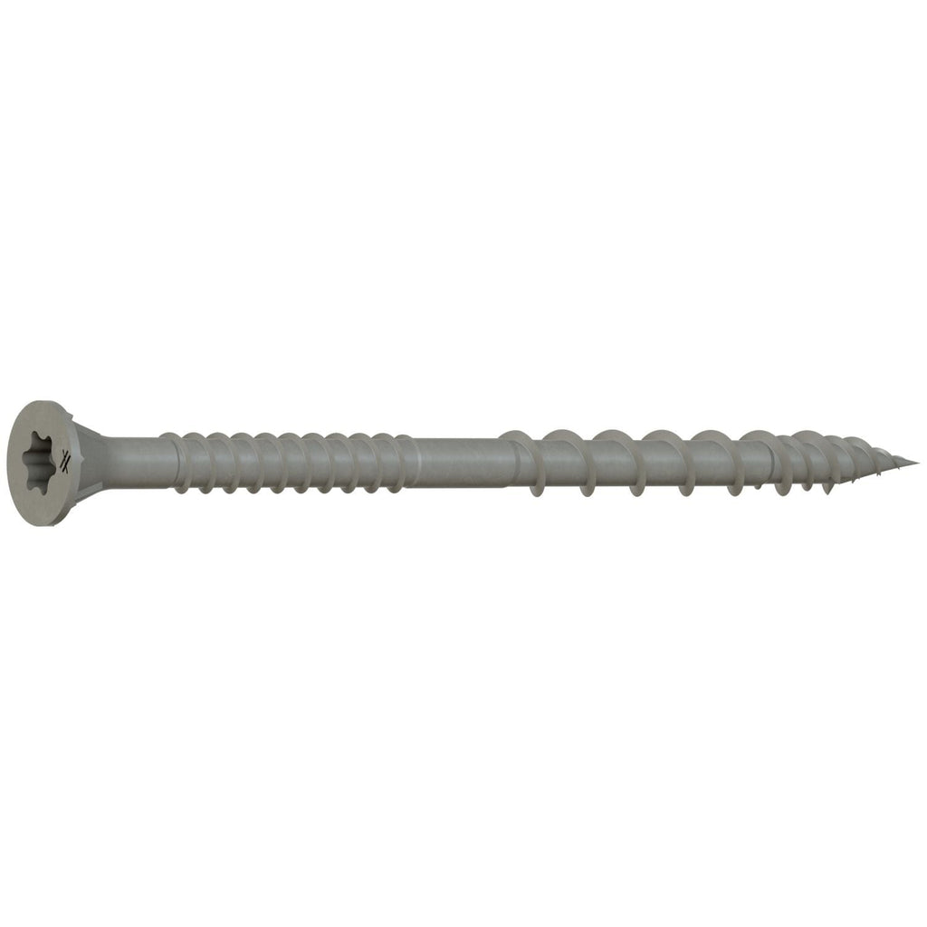 Simpson Strong-Tie DSVG3S Deck-Drive DSV WOOD Screw (Collated), #10 x 3-in. T25 6-Lobe, Gray, 1000-Pack