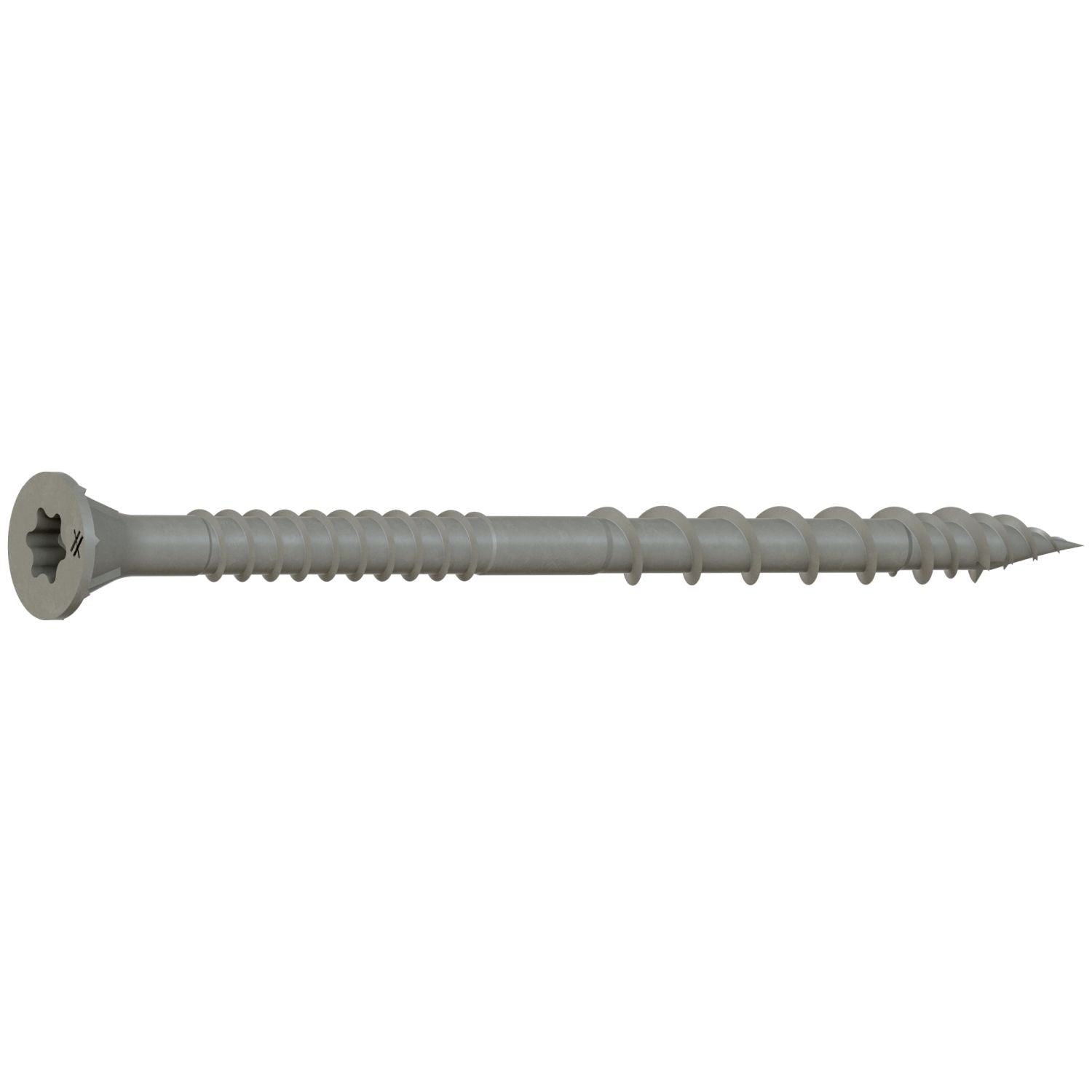 Simpson Strong-Tie DSVG3S Deck-Drive DSV WOOD Screw (Collated), #10 x 3-in. T25 6-Lobe, Gray, 1000-Pack