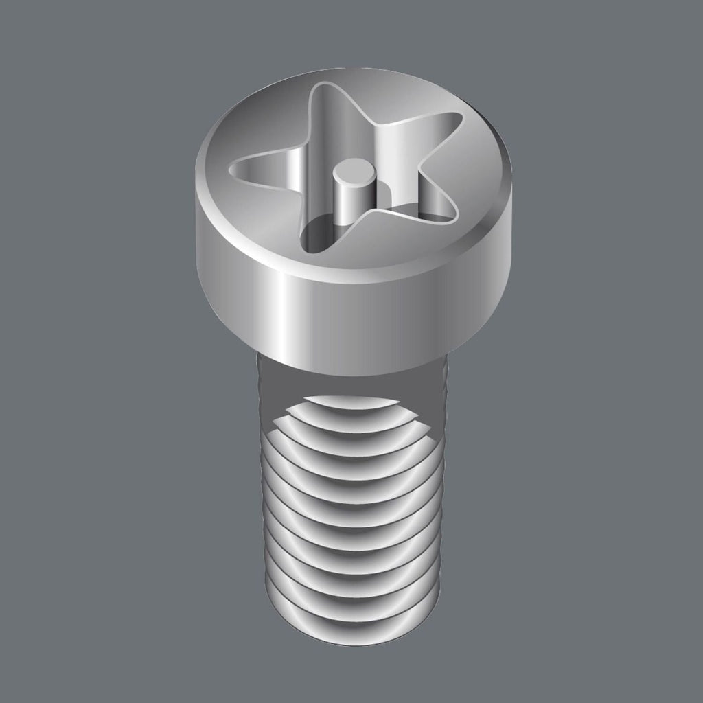 Wera 867/1 Ipr Torx Plus Bit With Bore Hole, 45 Iprx35-mm.
