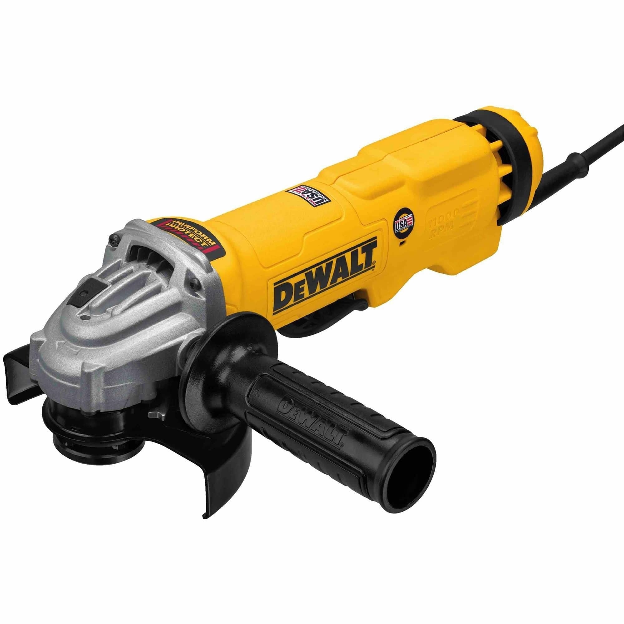 Dewalt DWE43114N Corded 4-1/2"- 5" High Performance Paddle Switch Grinder with No Lock On