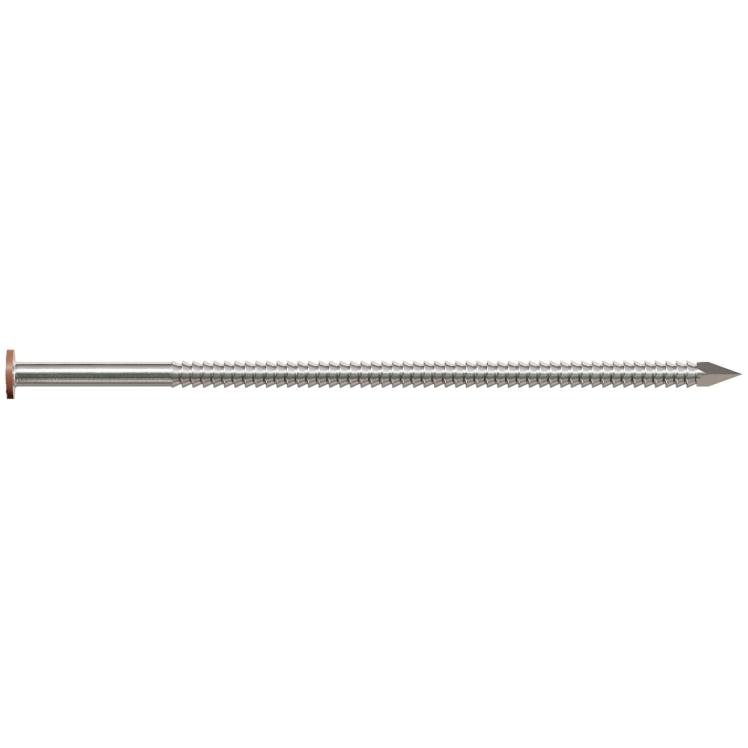 Simpson Strong-Tie S16SNDS1 Painted Siding Nail, 3-1/2-in. x .120-in. Type 304 Stainless Steel, Sienna, 1-lb.