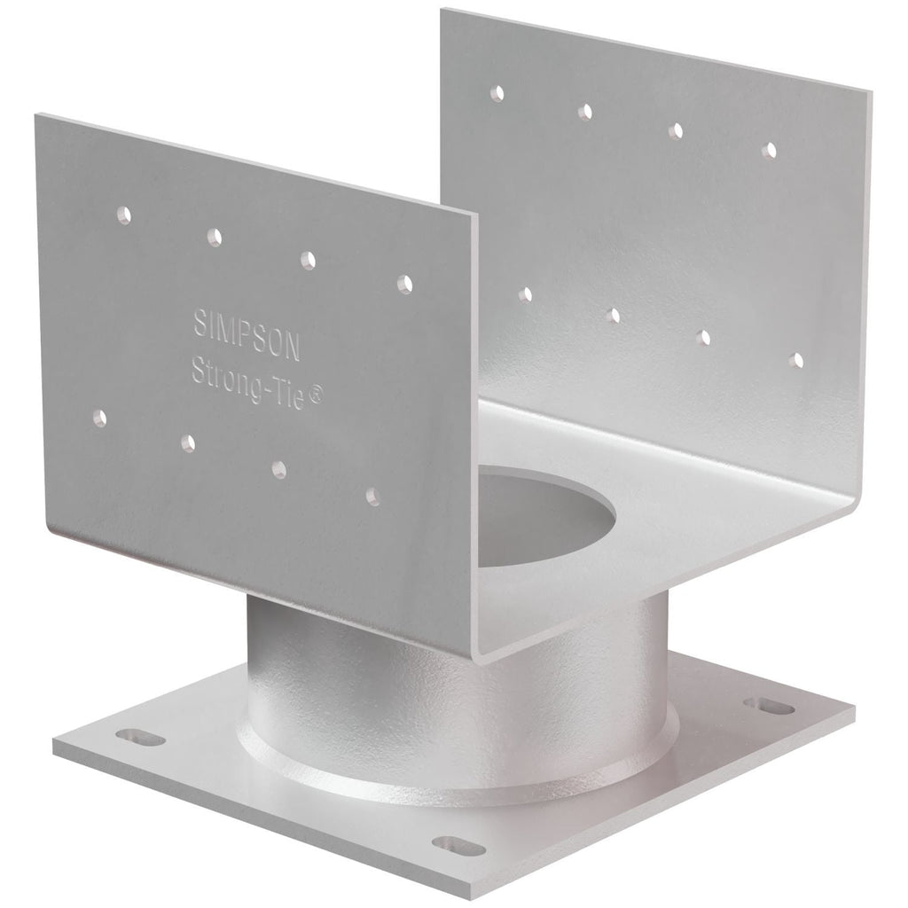 Simpson Strong-Tie ECB66HDG ECB Hot-Dip Galvanized 2-in. Standoff Elevated Column Base for 6x6
