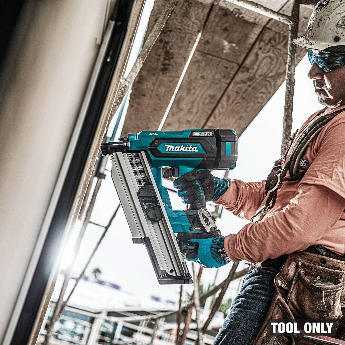 Makita GNB02Z 40V max XGT Brushless 21-Degree Full Round Head 3-1/2-in. Framing Nailer, Tool Only