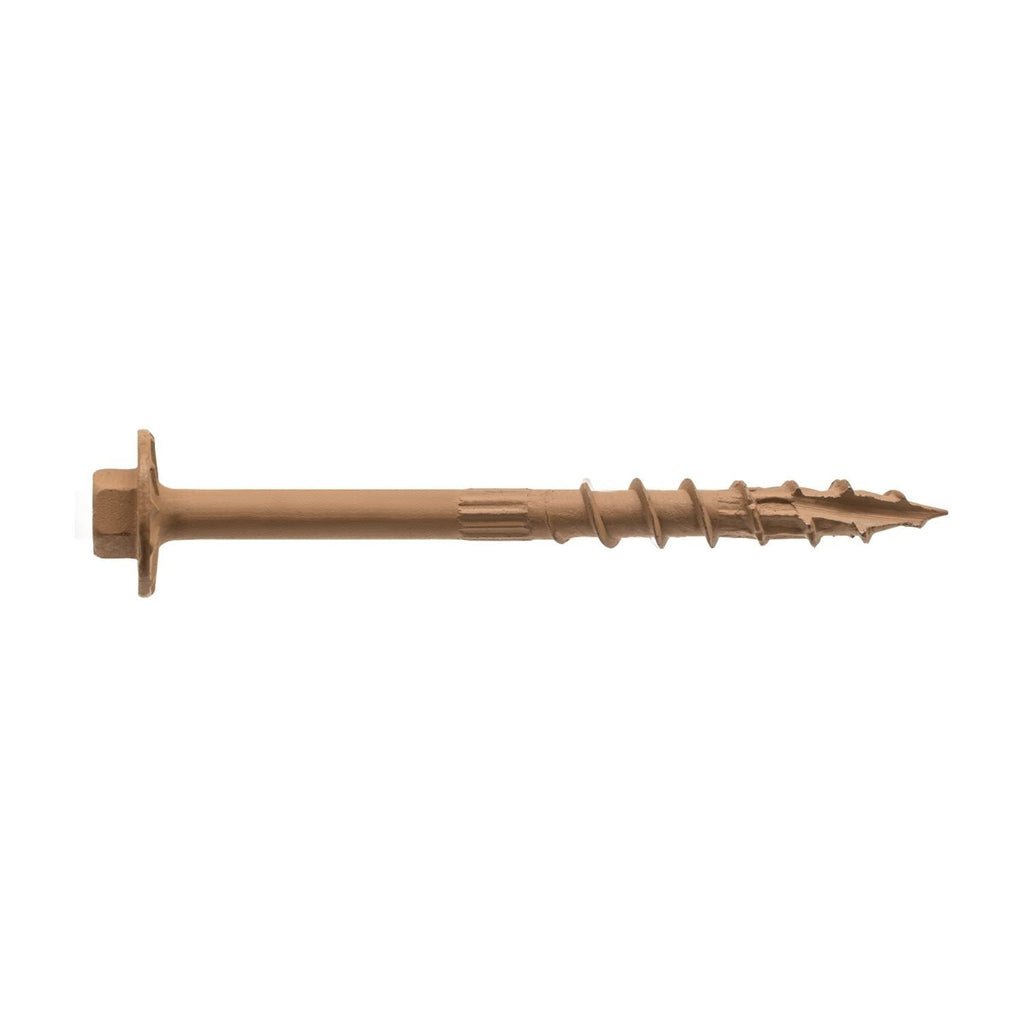 Simpson Strong-Tie SDWH19300DB Strong-Drive SDWH TIMBER-HEX Screw, 0.195-in. x 3-in. 5/16 Hex, DB Coating, 1000-Pack