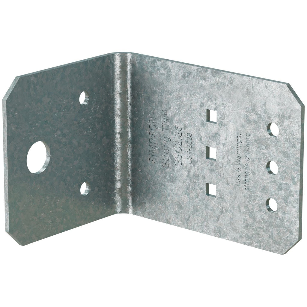 Simpson Strong-Tie SSC2.25-R125 SSC 2-1/4-in. 14-Gauge Galvanized Steel-Stud Clip, 125-Pack