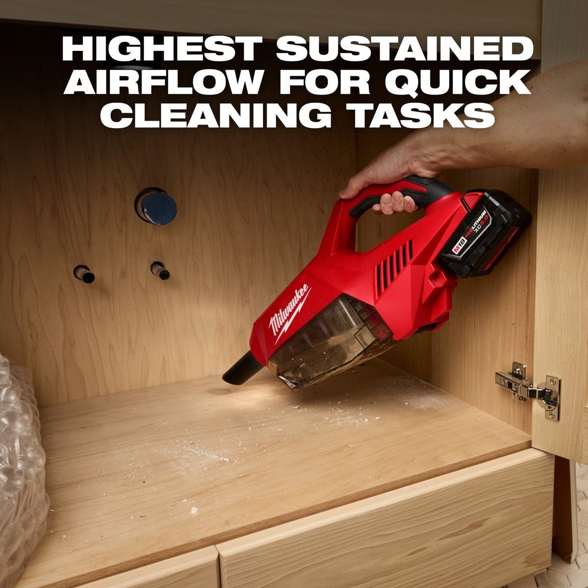 Milwaukee 0892-20 M18 Brushless Handheld Vacuum 5.0Ah Kit