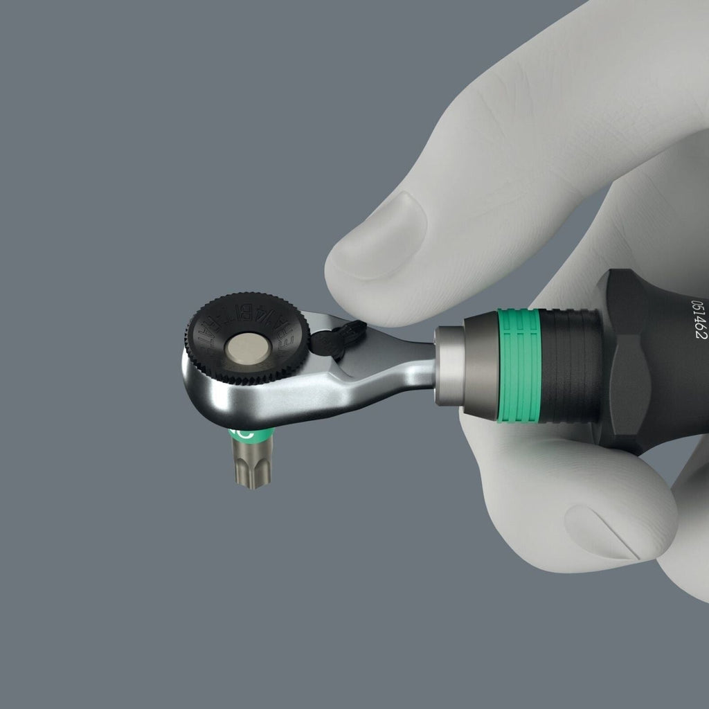 Wera 8011 Zyklop Mini 4 Bit Ratchet, 1/4-in., 1/4-in.x50-mm.