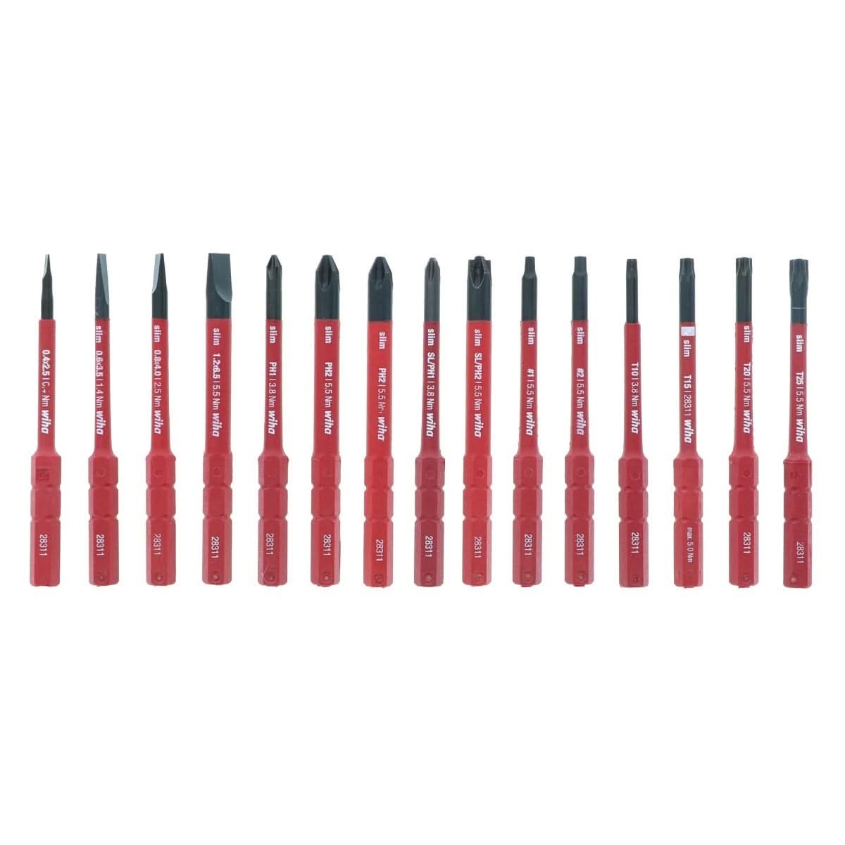 Wiha 28781 20-Piece Insulated TorqueControl and SlimLine Blade Set