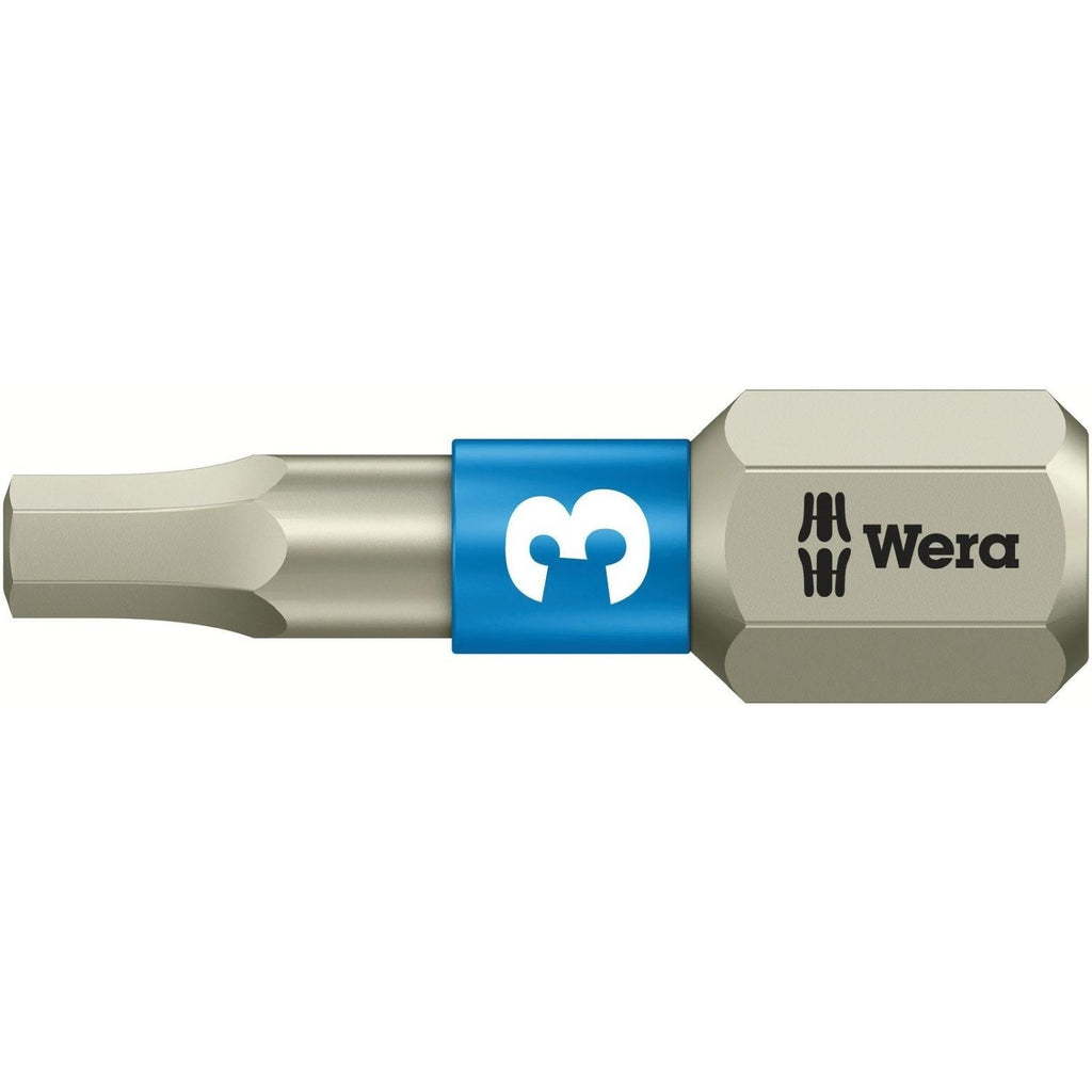 Wera 3840/1 Ts Bit, Stainless, 3x25-mm.