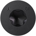 Simpson Strong-Tie TNTBL18134TF Titen Turbo, 3/16-in. x 1-3/4-in. 6-Lobe Flat-Head Concrete and Masonry Screw, Black, 100-Pack