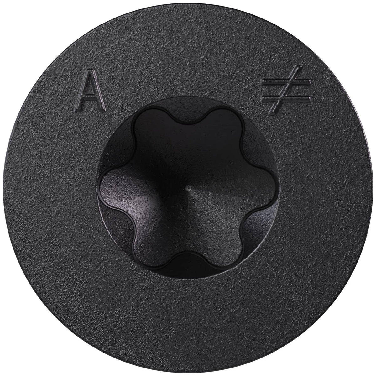 Simpson Strong-Tie TNTBL18134TF Titen Turbo, 3/16-in. x 1-3/4-in. 6-Lobe Flat-Head Concrete and Masonry Screw, Black, 100-Pack