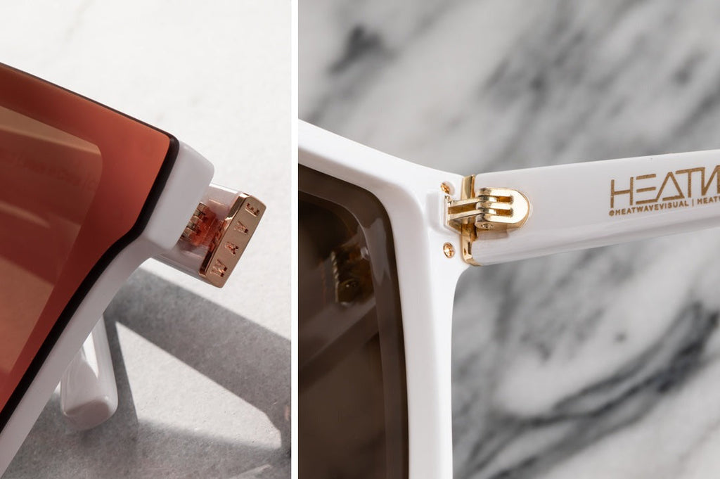Heat Wave Clarity White Sunglasses