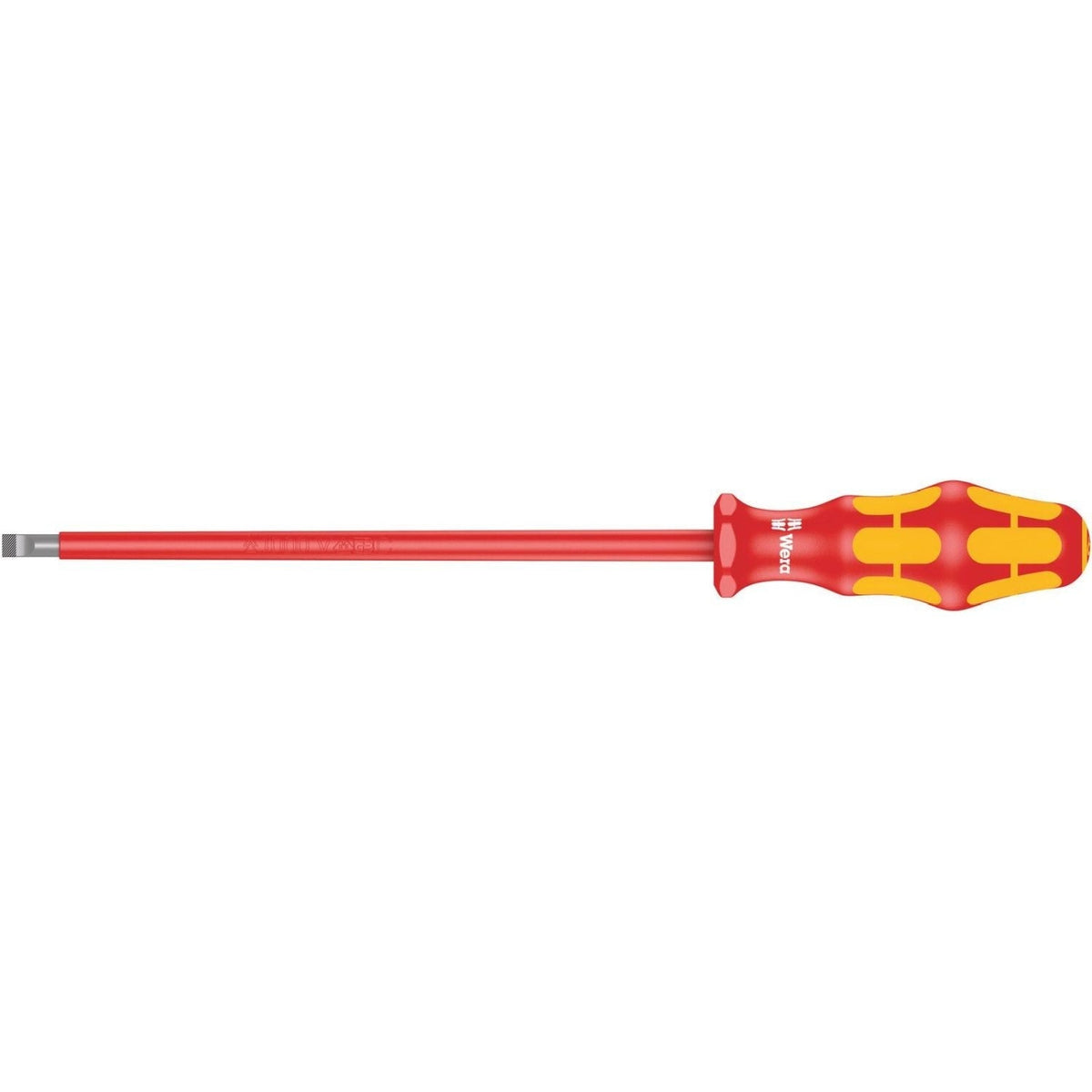 Wera 160 I VDE Insulated Screwdriver For Slotted Screws, 1.2x6.5x200-mm.
