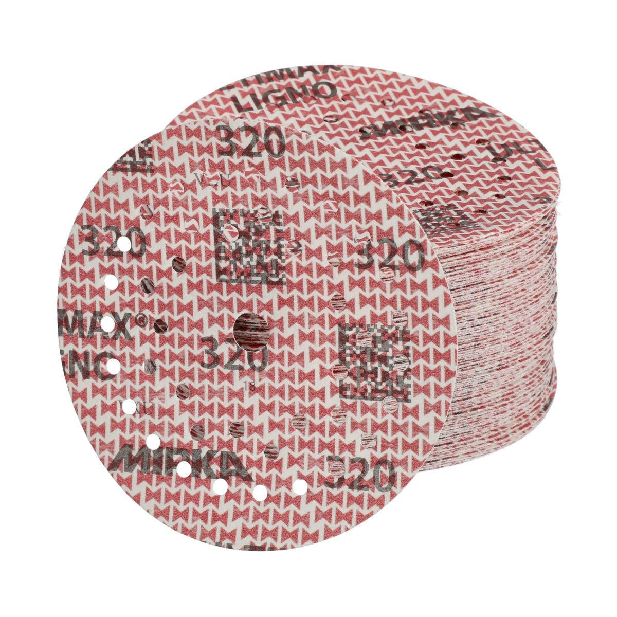 Mirka Ultimax Ligno 5-in. 40 Grit Multifit Grip Sanding Discs for Wood, 50-Pack (UL-5MF-040)