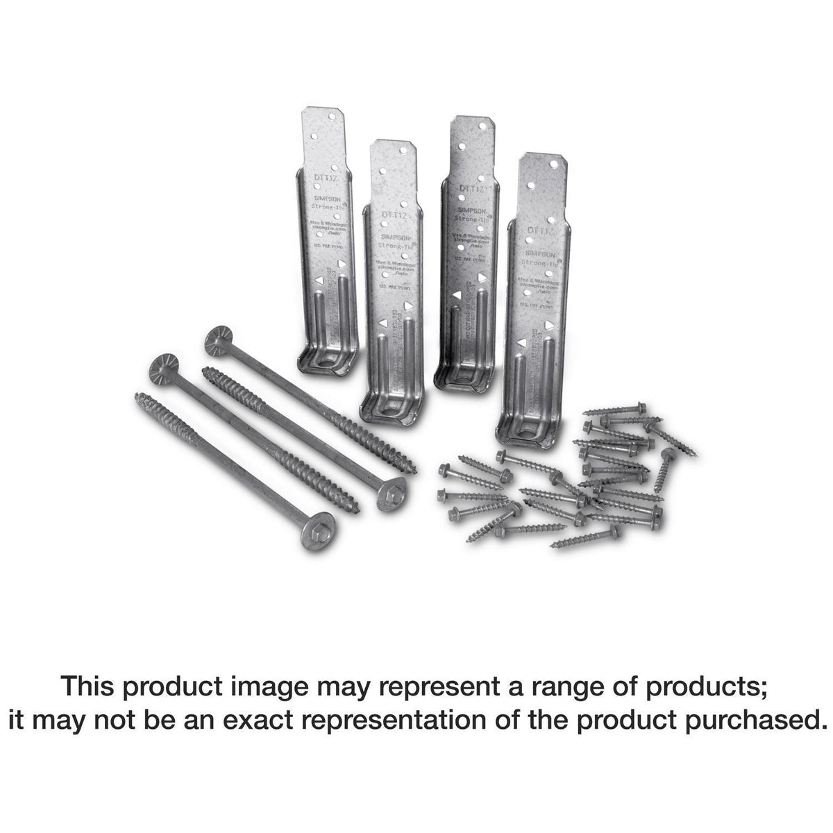 Simpson Strong-Tie DTT2SS-SDS2.5 DTT2SS Stainless-Steel Deck Tension Tie for 2x with 2-1/2-in. SDS Screws