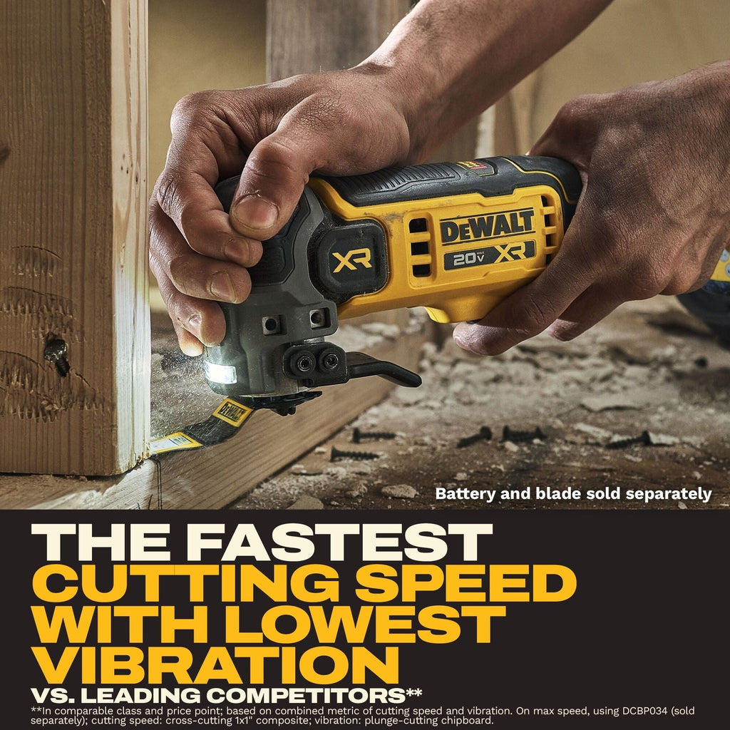 DEWALT 20V MAX* XR® Oscillating Multi-Tool, Tool Only (DCS359B)