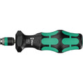 Wera 826 T Kraftform Turbo Bitholding Handle With Rapidaptor Quick-Release Chuck, 1/4-in.x146-mm.