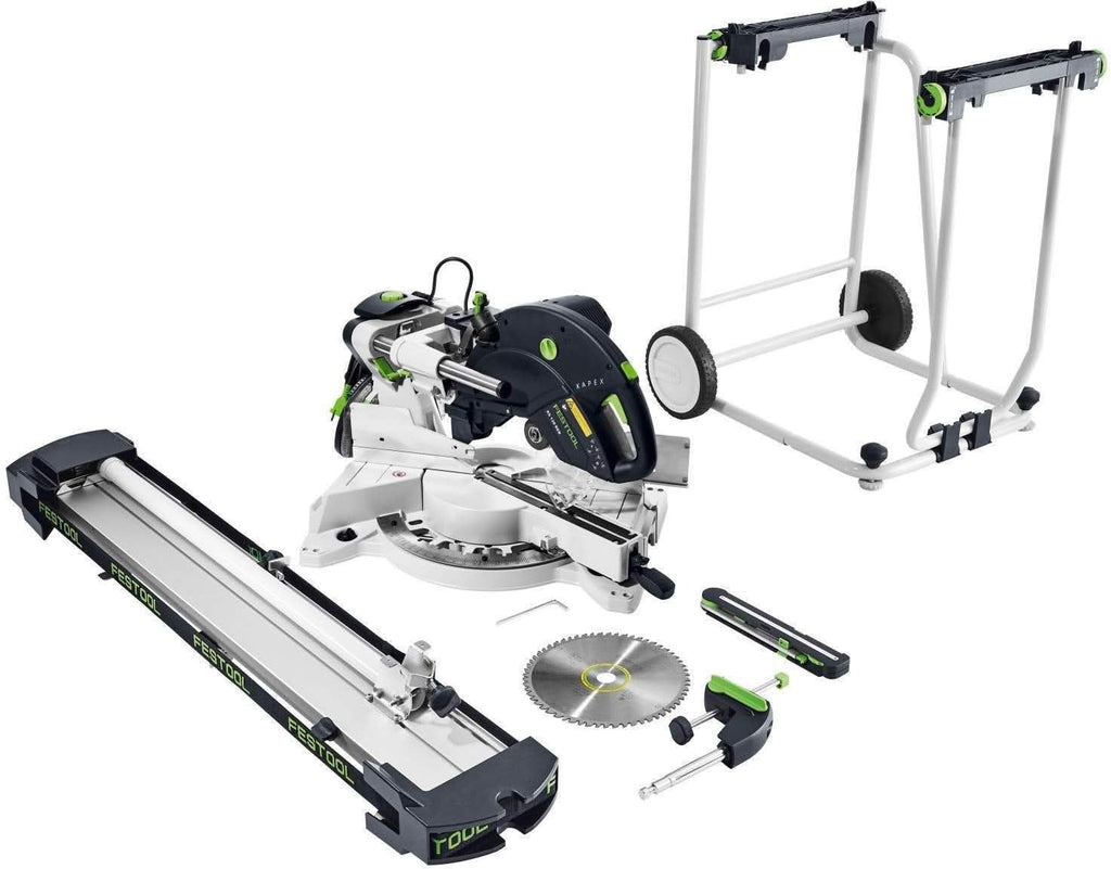 Festool 575306-201179 Kapex KS 120 REB Sliding Compound Miter Saw + Imperial Stand w/ Extensions Combo