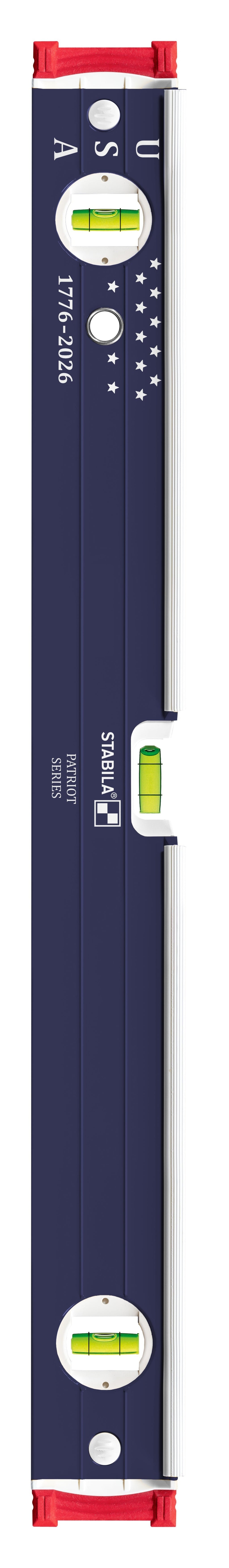 Stabila Limited Edition Patriotic Type 196 Heavy Duty Mason 24-in. and 48-in. Level Set (36250)
