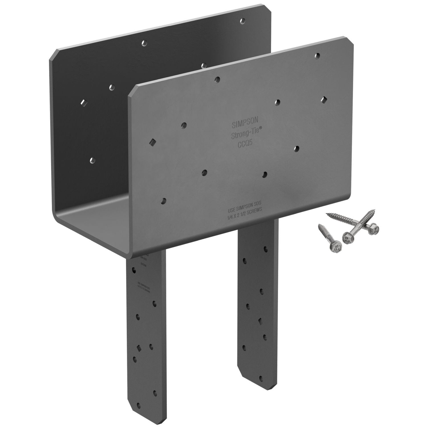 Simpson Strong-Tie CCQ5-6SDS2.5 CCQ Column Cap for 5-1/8-in. Beam, 6x Post with Strong-Drive SDS Screws