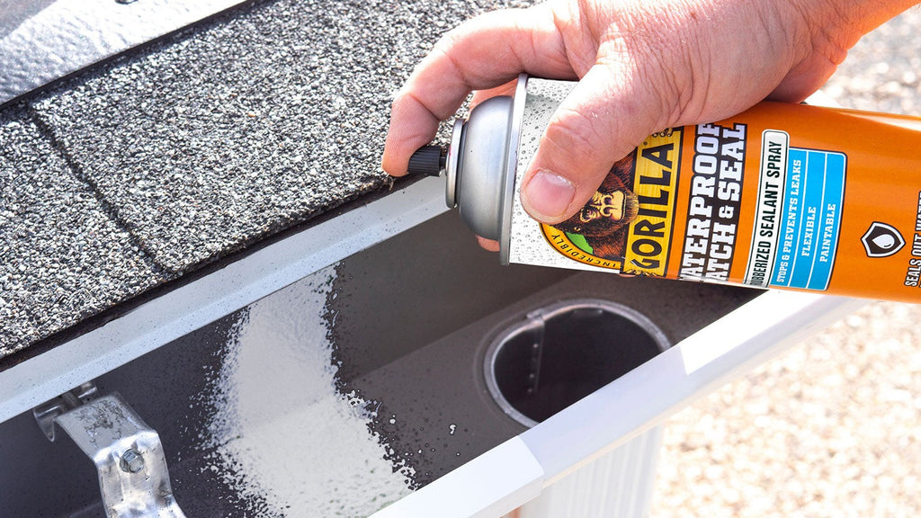 Gorilla Glue Waterproof Patch & Seal Spray, White, 14-oz. (104054)