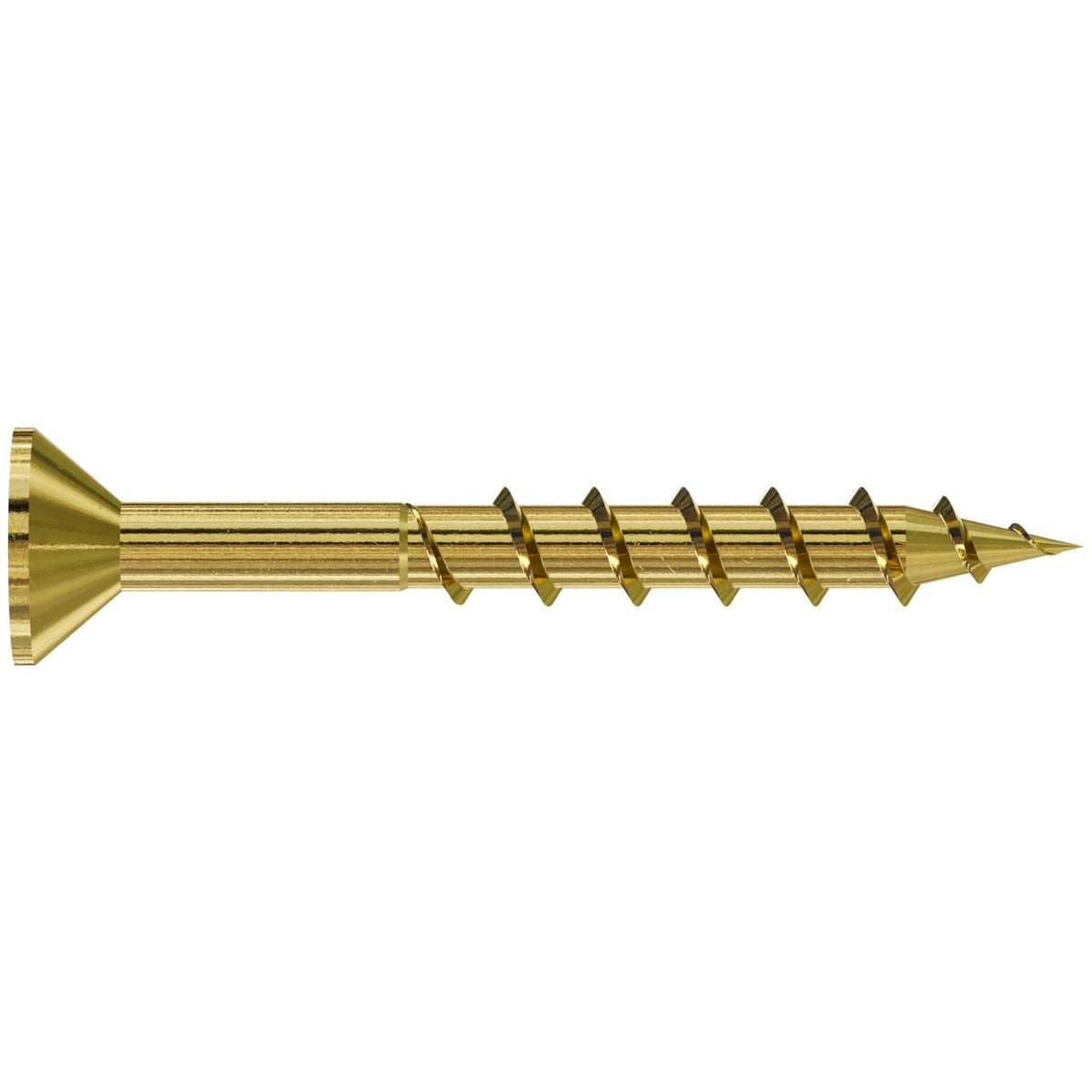 Simpson Strong-Tie WSC112S WSC Wood Screw (Collated), #8 x 1-1/2-in. #2 Square, Flat Head, Yellow Zinc, 2000-Pack