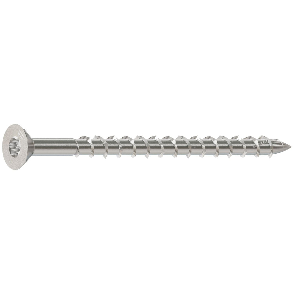 Simpson Strong-Tie T08250WPFB Deck-Drive DWP WOOD SS Screw, #8 x 2-1/2-in. T-20, Flat Head, Type 316, 1750-Pack