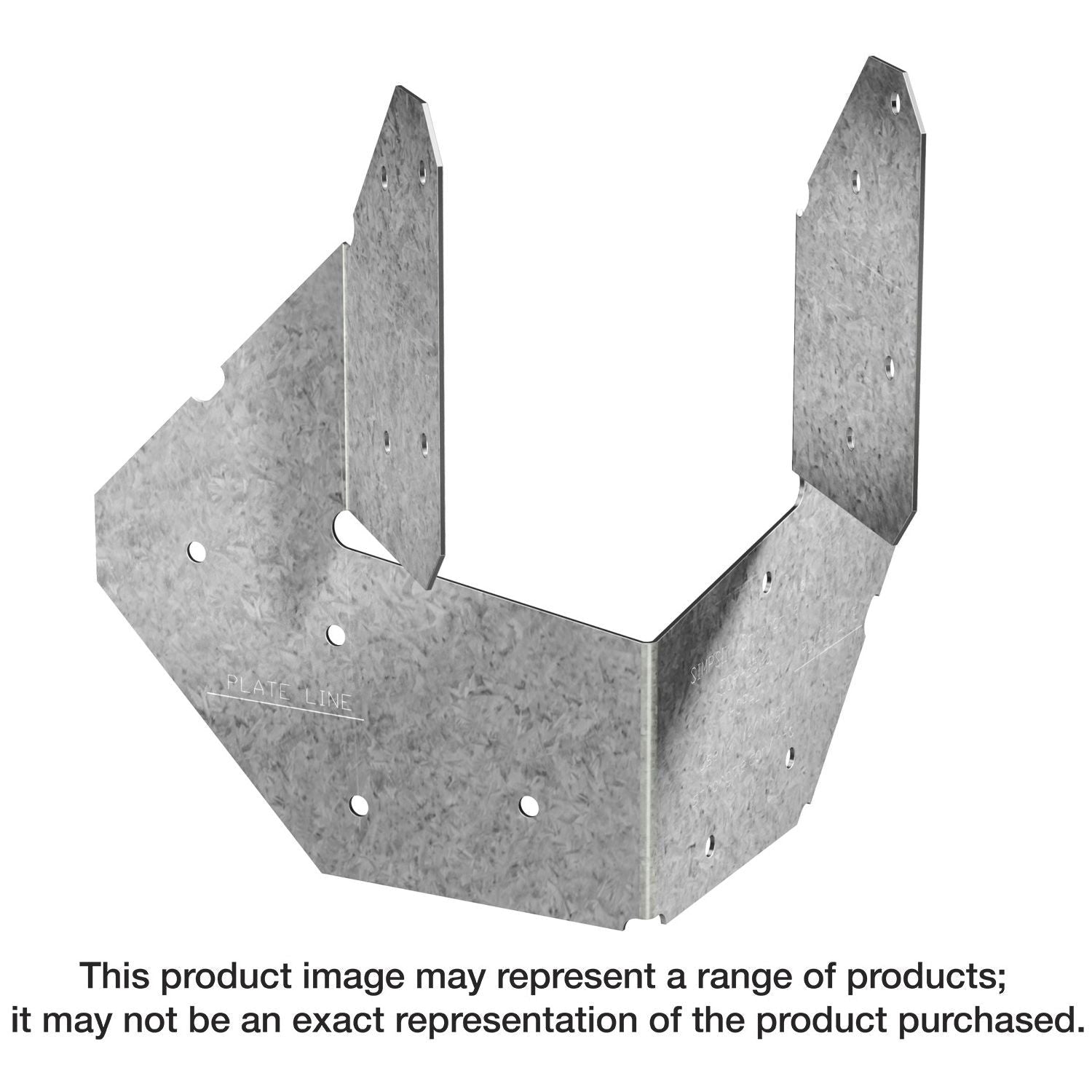 Simpson Strong-Tie HCP4Z HCP 18-Gauge ZMAX Galvanized Hip Corner Plate for 4x