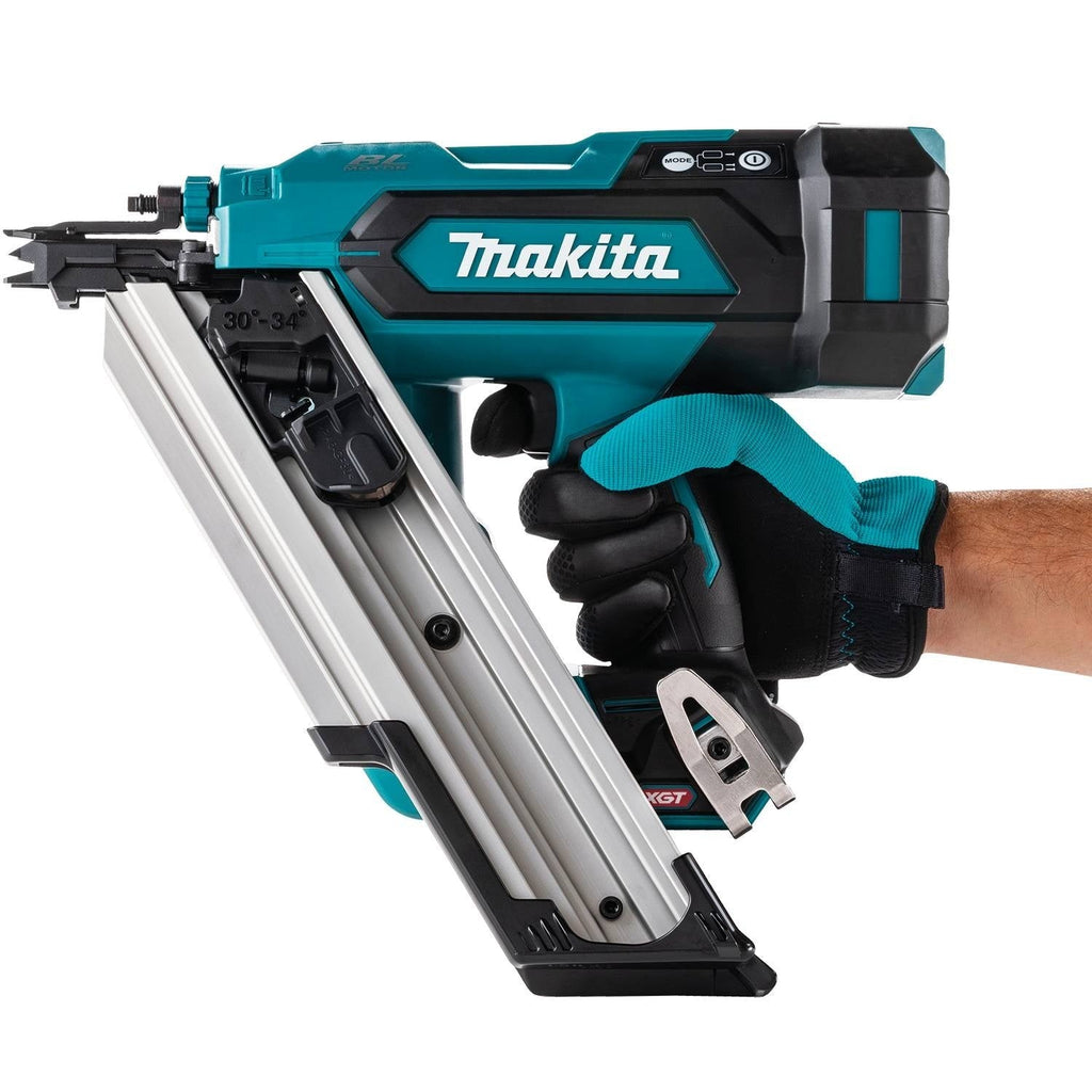 Makita GNB01Z 40V max XGT Brushless 30-Degree Clipped Head 3-1/2-in. Framing Nailer, Tool Only