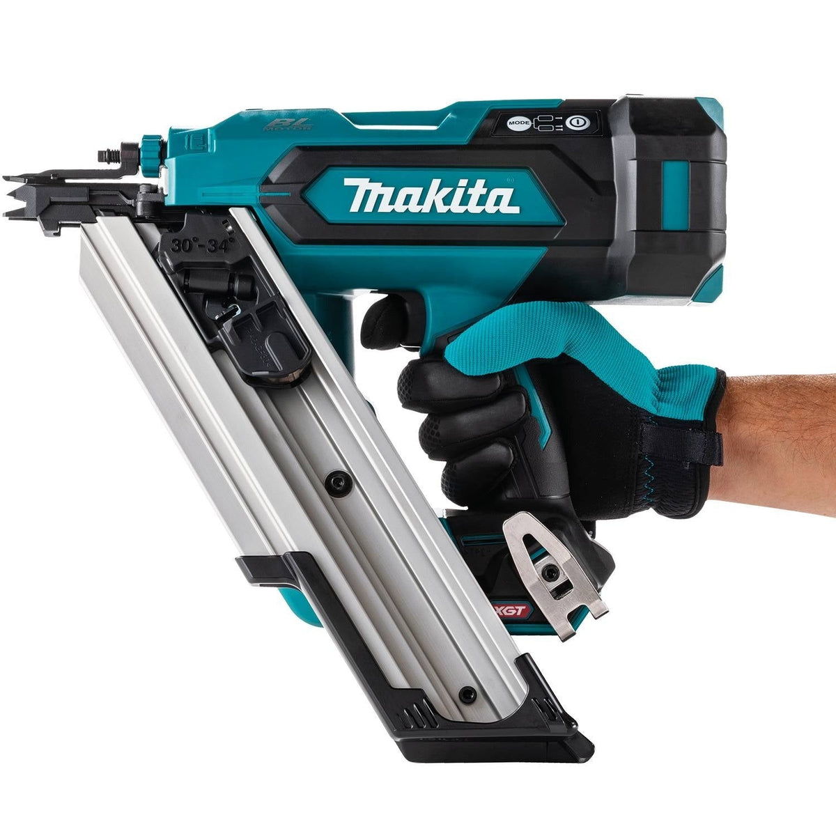 Makita GNB01Z 40V max XGT Brushless 30-Degree Clipped Head 3-1/2-in. Framing Nailer, Tool Only